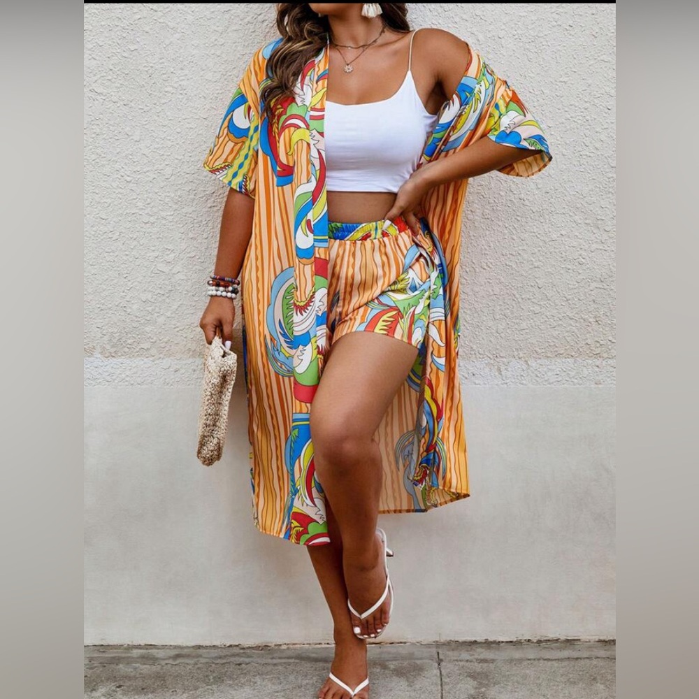 Kimono and short